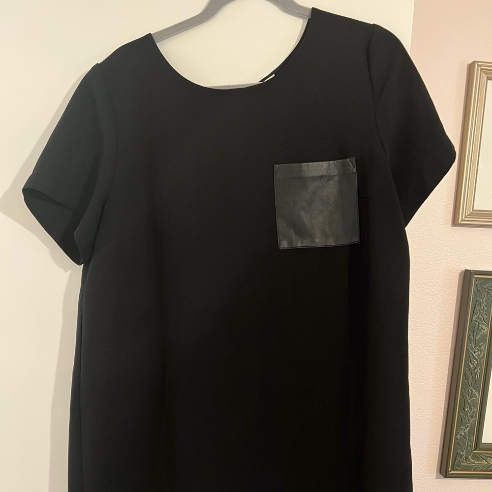 J. Crew Black Pocket Zipper Mini Dress 12